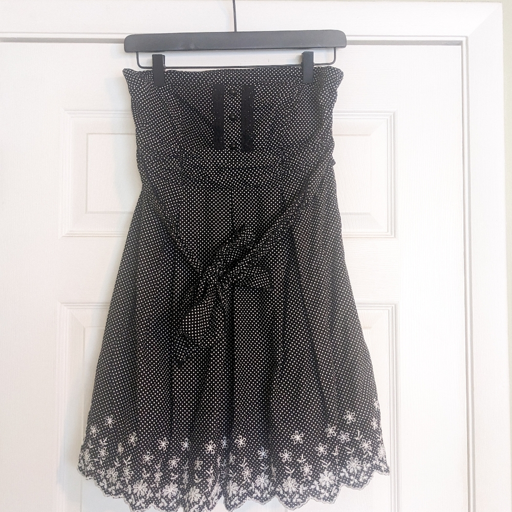 Speechless | Strapless Polka Dot Dress with Sweetheart Neckline